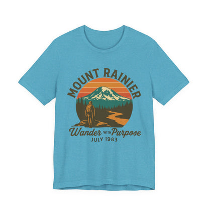 Adventure Tee - Wander with Purpose Retro Hiker