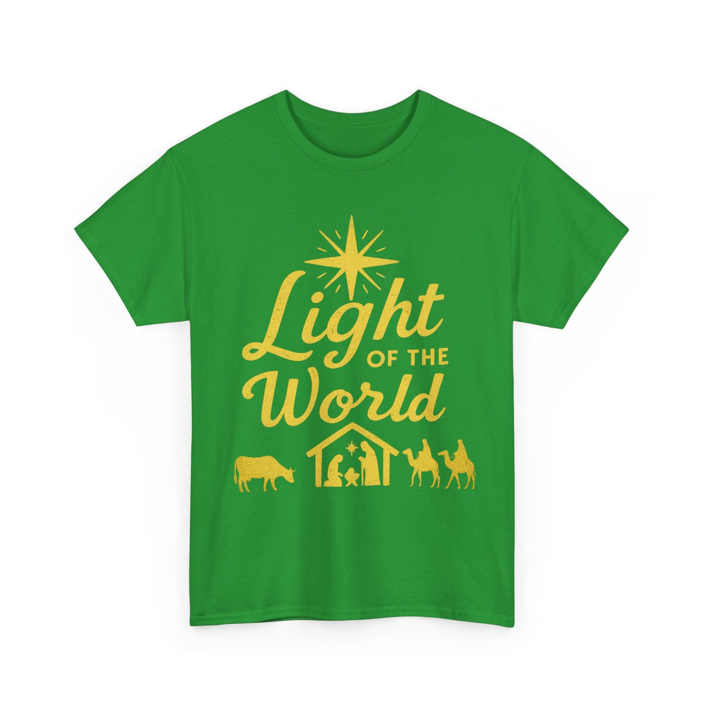 Christmas Nativity Unisex Tee - LIGHT OF THE WORLD