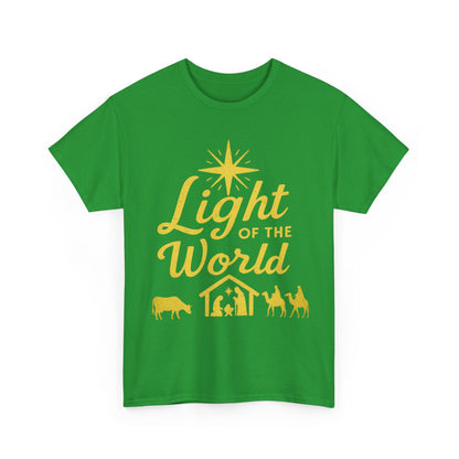Christmas Nativity Unisex Tee - LIGHT OF THE WORLD