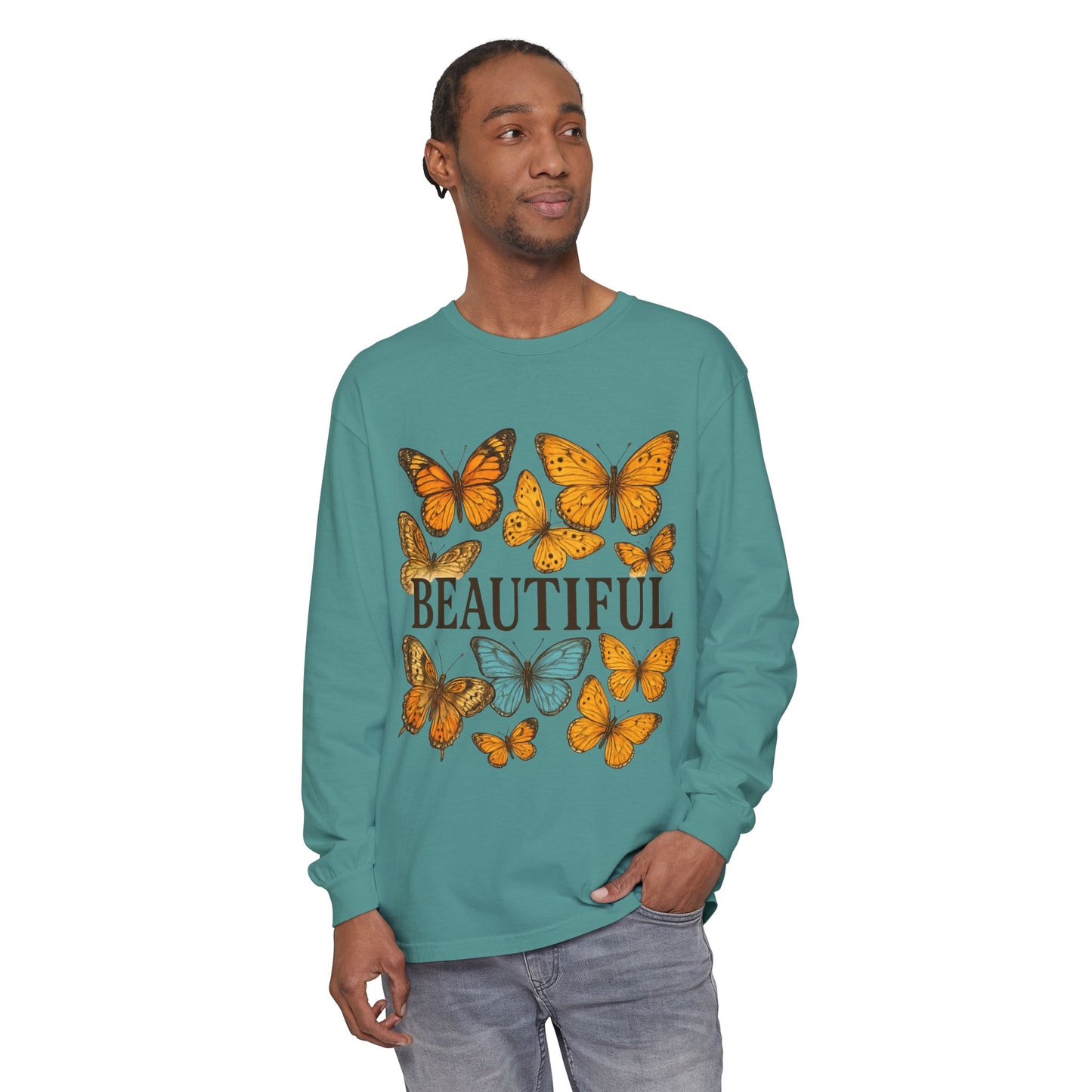 Beautiful Butterfly Long Sleeve T-Shirt, Eco-Friendly Cotton Tee, Casual Wear, Spring Fashion, Gift for Nature Lovers, Comfortable [...]