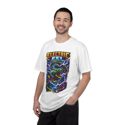Electric Eel Graphic T-Shirt — Neon Lightning Ocean Tee