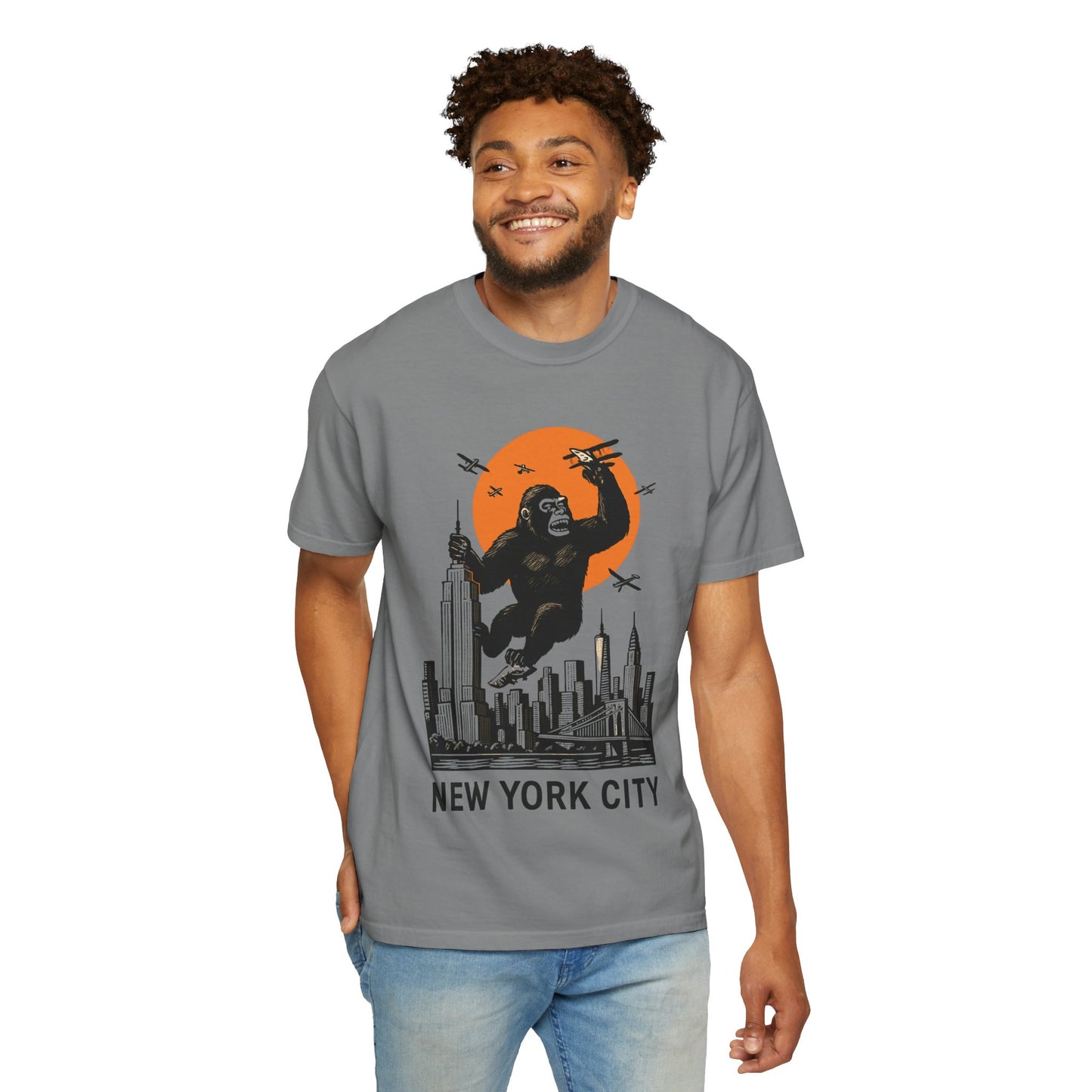 New York King Kong Skyline T-Shirt