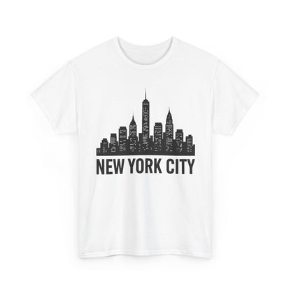 New York City Skyline T-Shirt — NYC Skyline Silhouette Tee