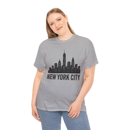 New York City Skyline T-Shirt — NYC Skyline Silhouette Tee