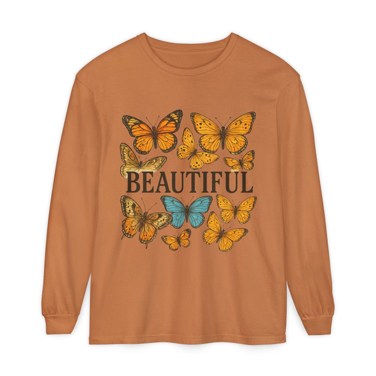 Beautiful Butterfly Long Sleeve T-Shirt, Eco-Friendly Cotton Tee, Casual Wear, Spring Fashion, Gift for Nature Lovers, Comfortable [...]