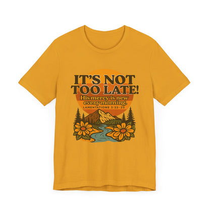 Nature Themed Tee - God's Merciful Reminder