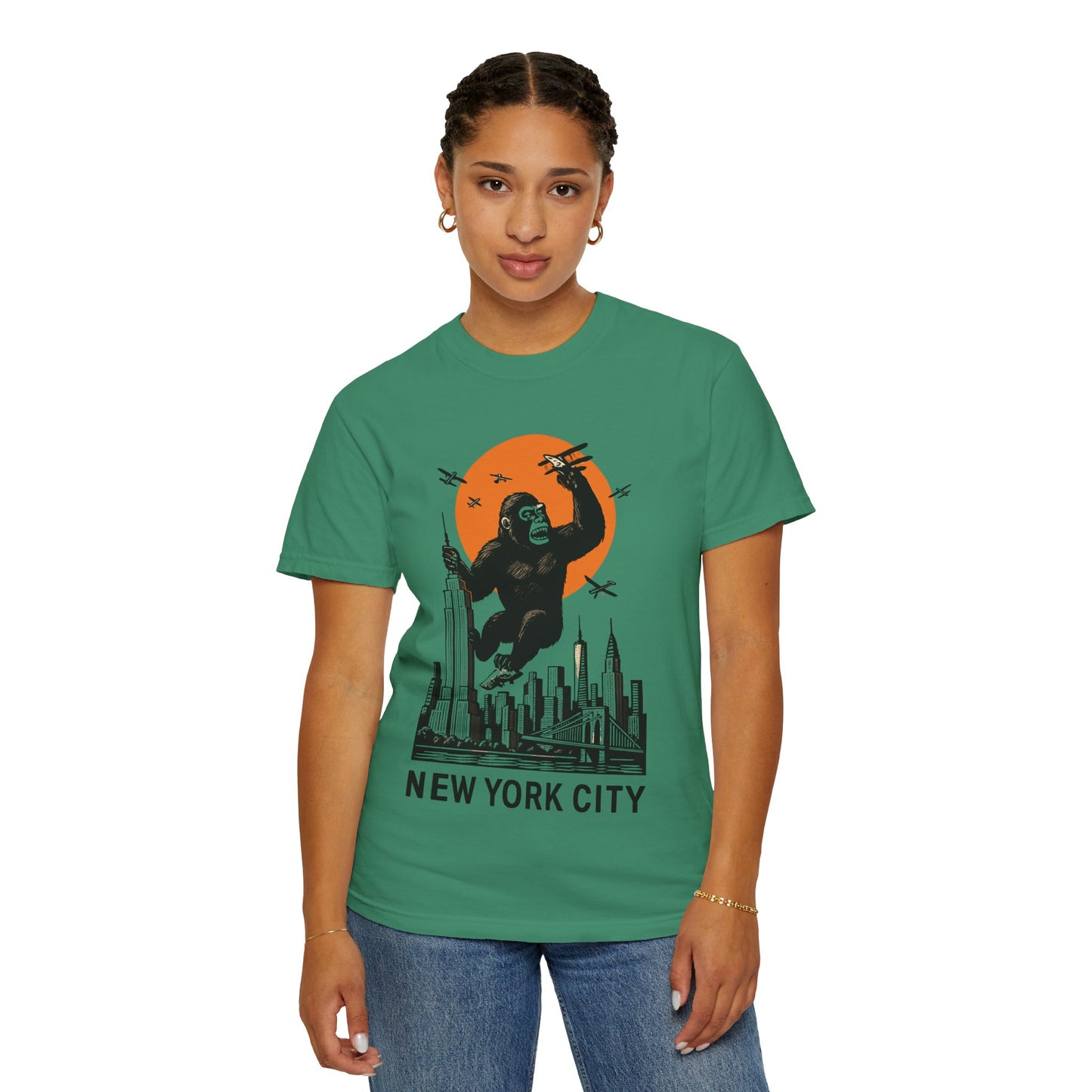 New York King Kong Skyline T-Shirt
