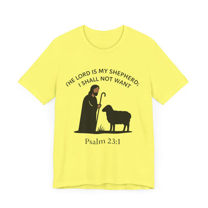 Christian Tee - Jesus Shepard and Black Sheep Design