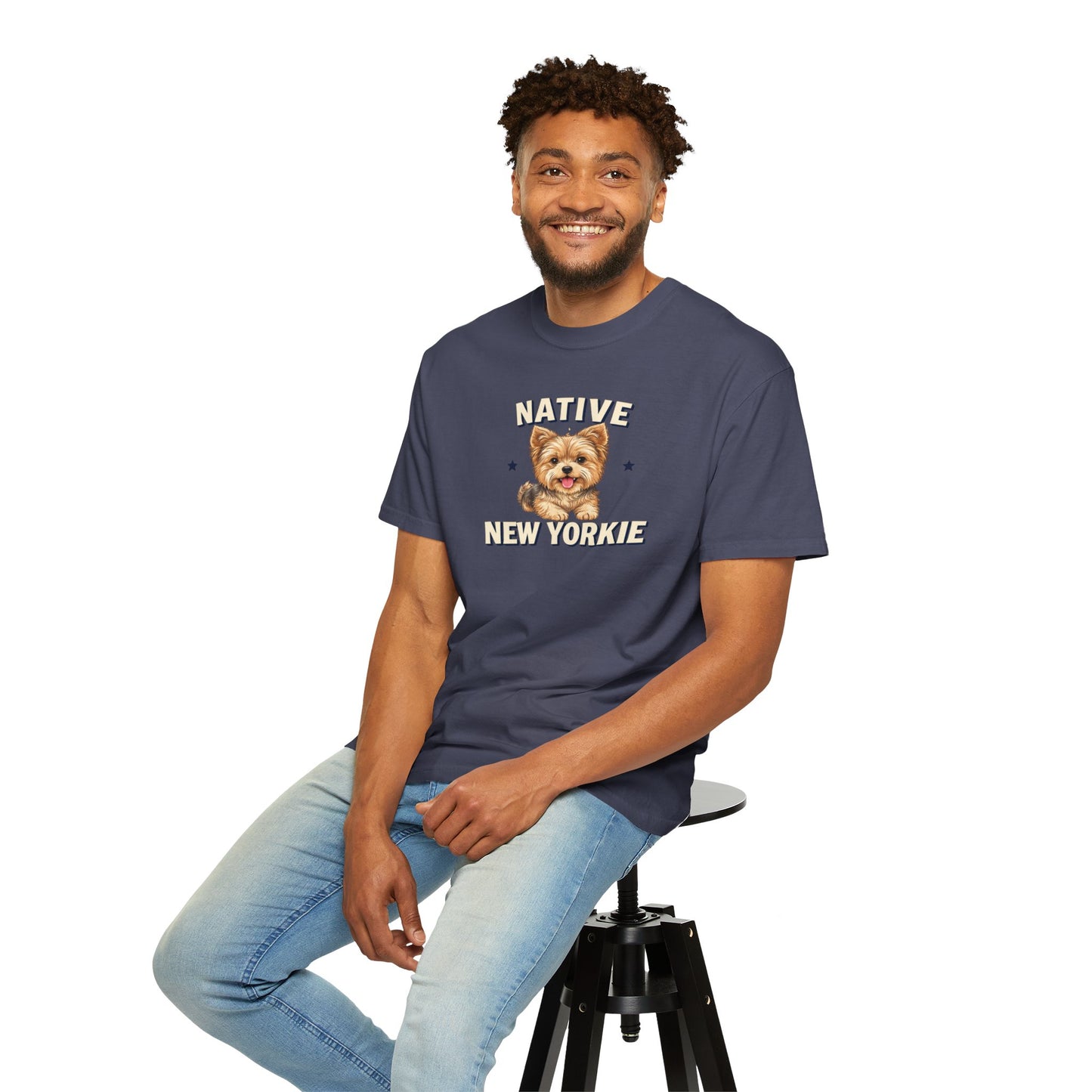 Native New Yorkie T-Shirt — Yorkie Mom/Dad NYC Dog Lover Tee