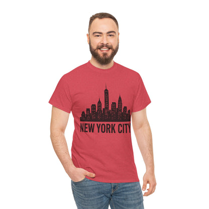 New York City Skyline T-Shirt — NYC Skyline Silhouette Tee