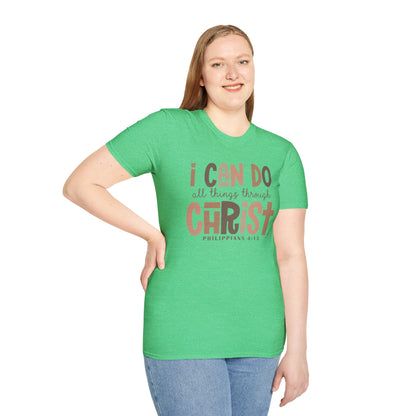 Faithful Unisex Tee with Inspirational Text - Earthtone Colors