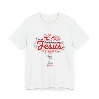 Religious Tee - Names of JESUS Tree Design