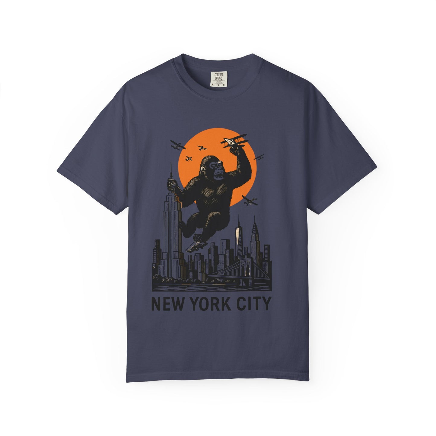 New York King Kong Skyline T-Shirt