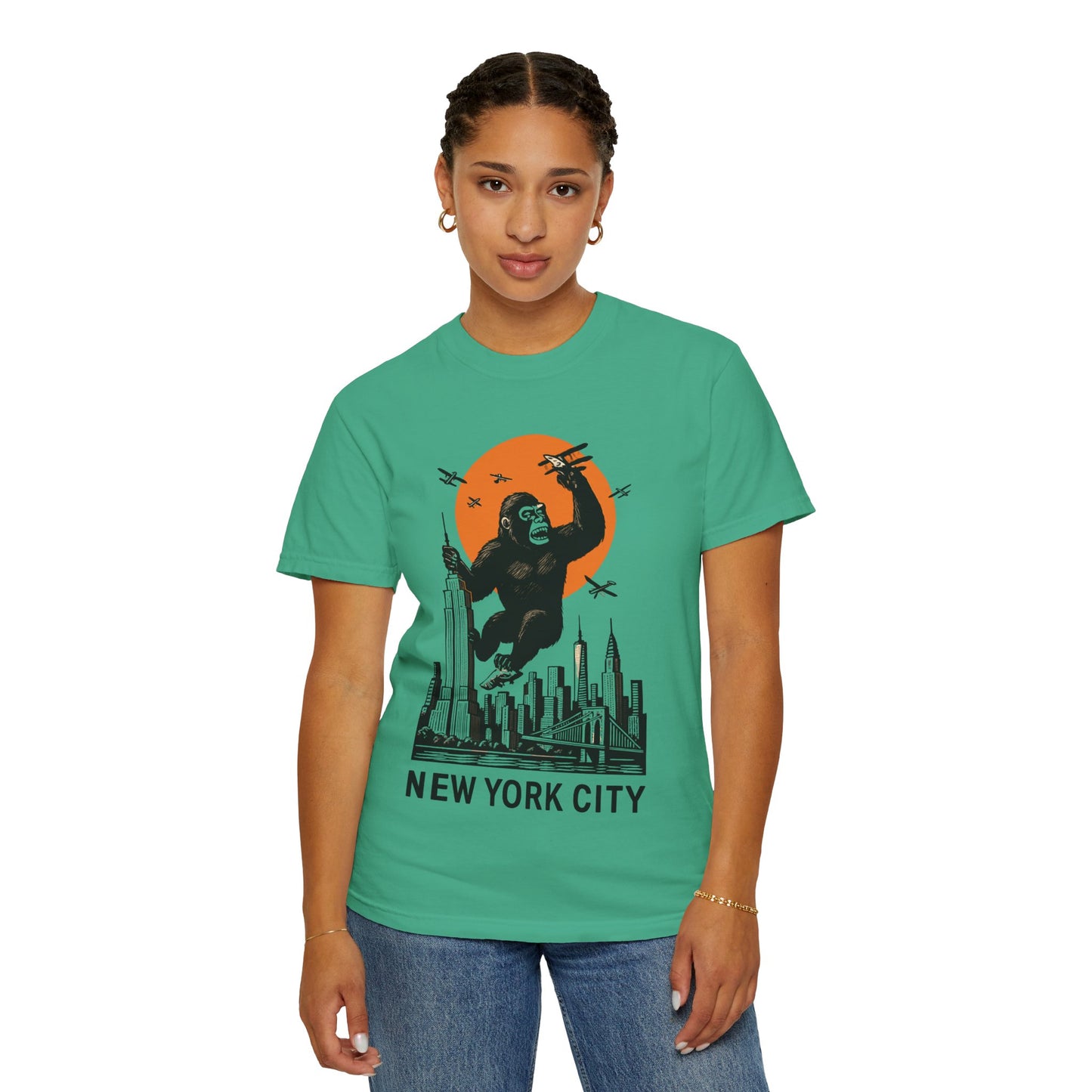 New York King Kong Skyline T-Shirt