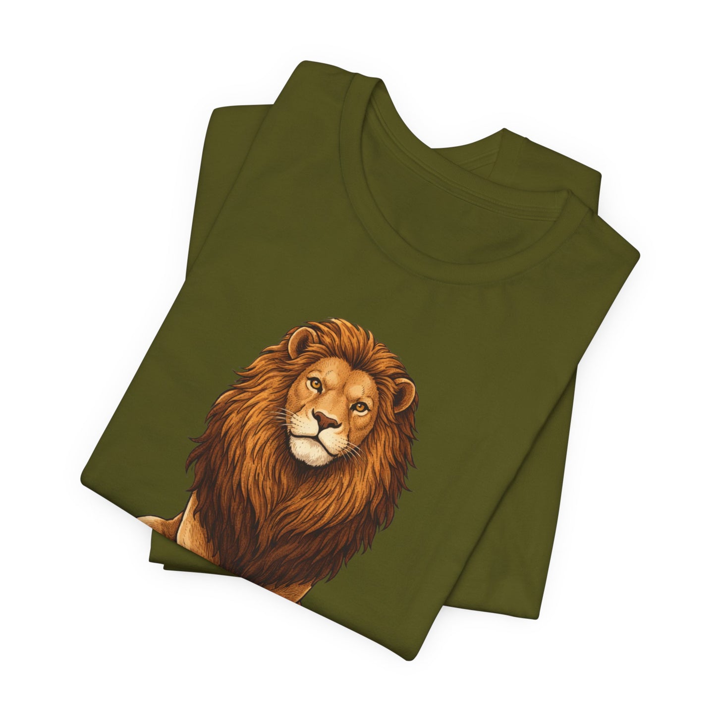 The Lion Knows Who He Is Tee — Confident Identity Lion Graphic Shirt