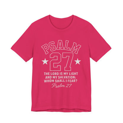 PSALM 27 Black Sporty Tee