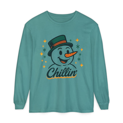Unisex Garment-dyed Long Sleeve T-Shirt