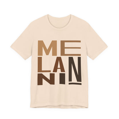 Melanin Text Art Tee