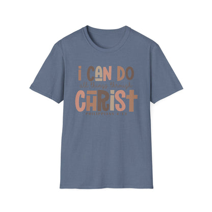 Faithful Unisex Tee with Inspirational Text - Earthtone Colors