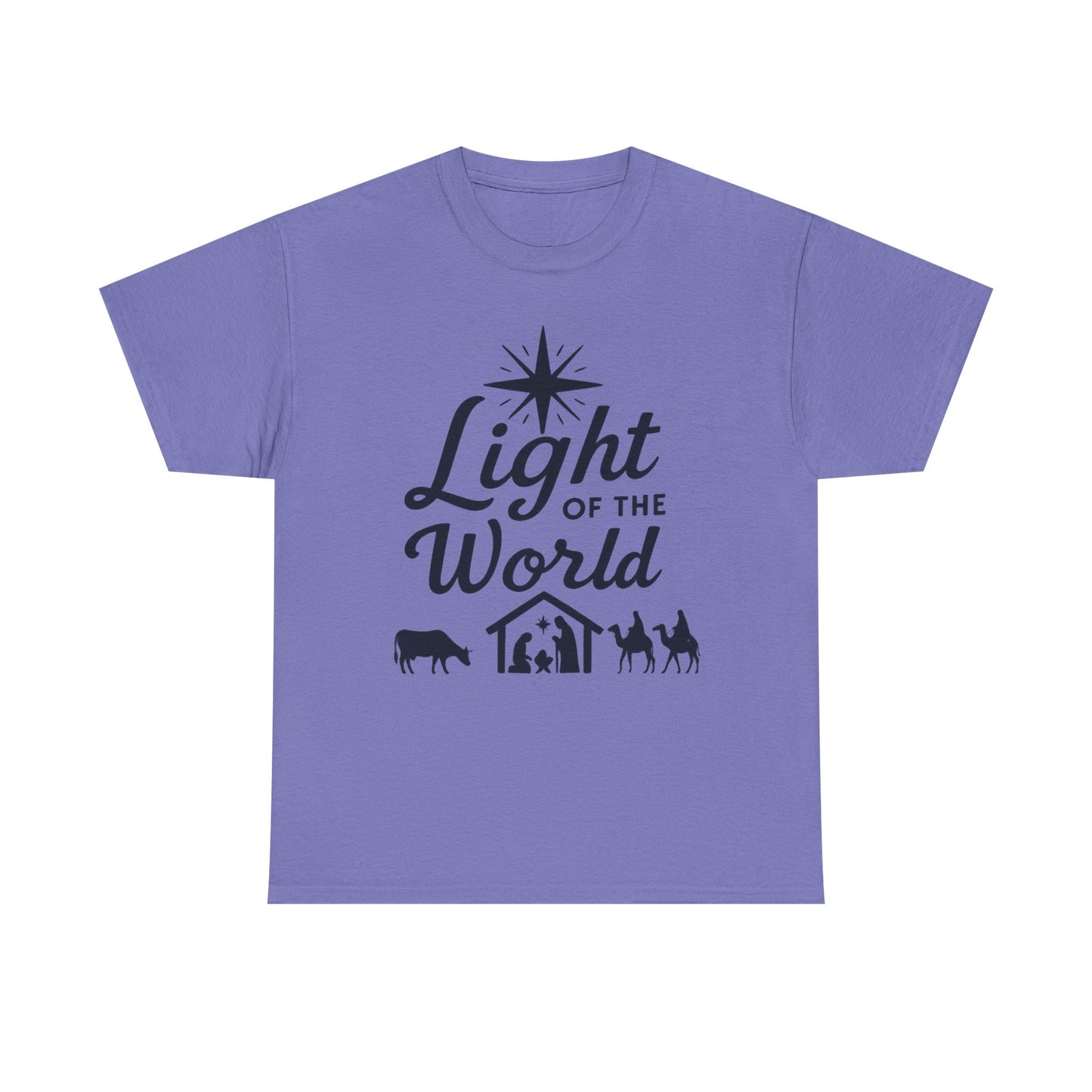 Nativity Unisex Tee - Light of the World - Dark Version