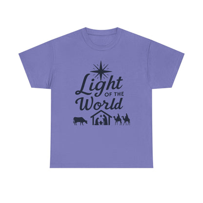 Nativity Unisex Tee - Light of the World - Dark Version