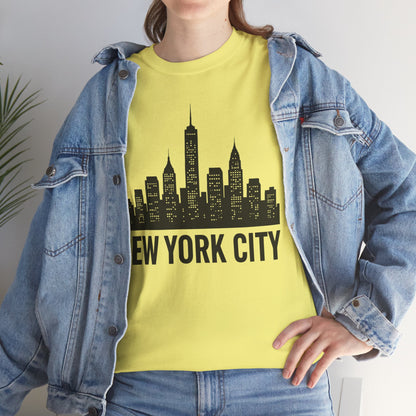 New York City Skyline T-Shirt — NYC Skyline Silhouette Tee