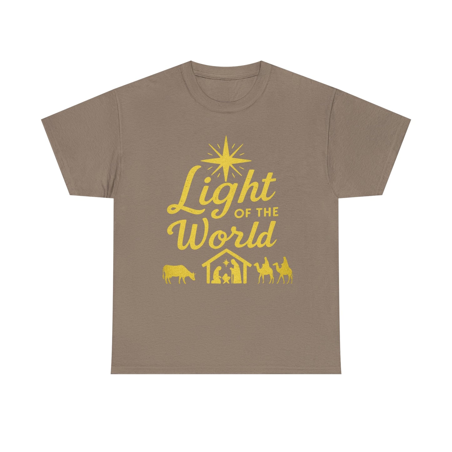 Christmas Nativity Unisex Tee - LIGHT OF THE WORLD