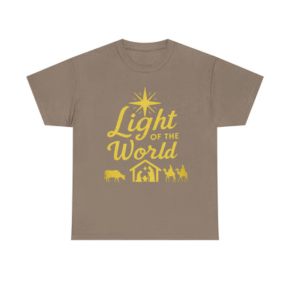 Christmas Nativity Unisex Tee - LIGHT OF THE WORLD