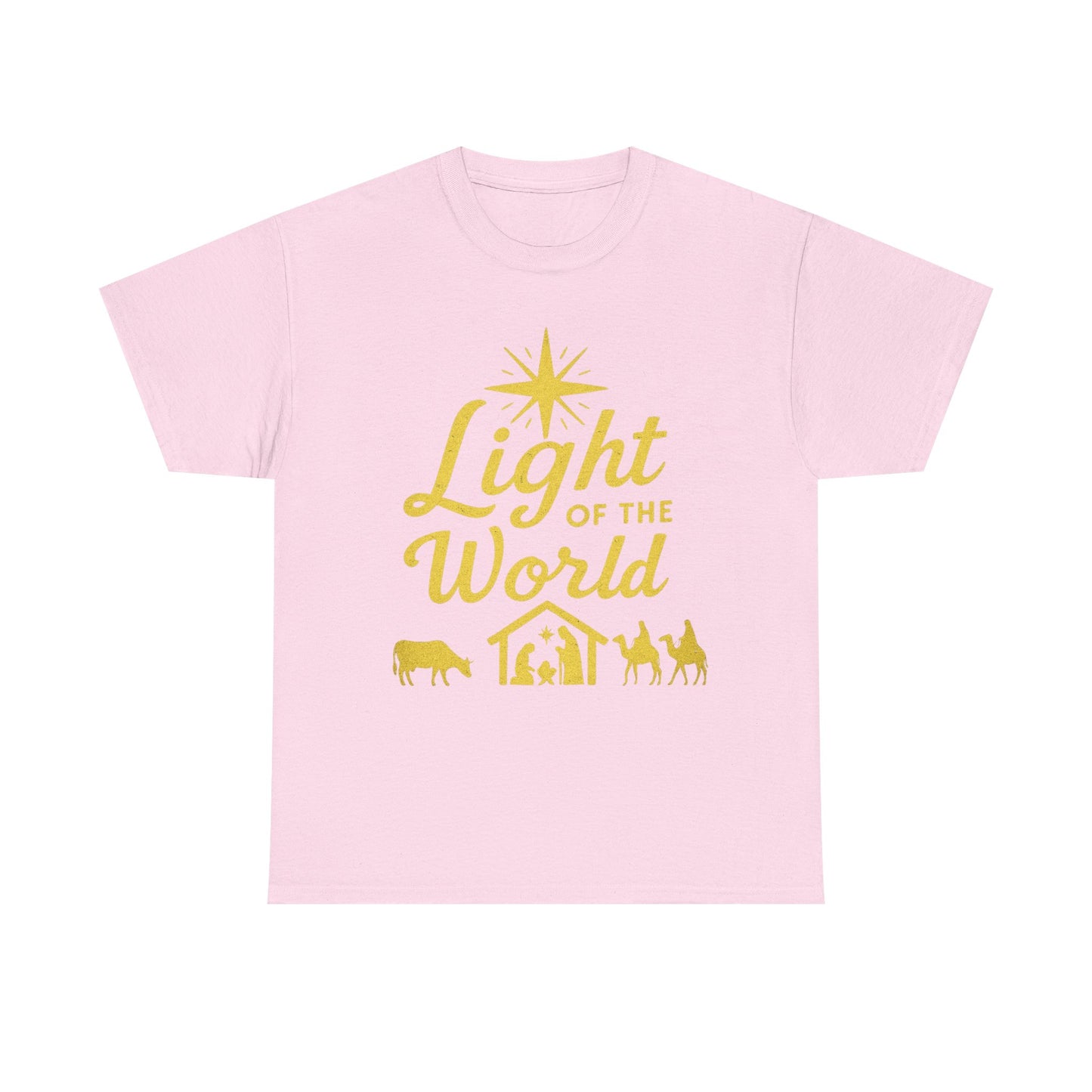 Christmas Nativity Unisex Tee - LIGHT OF THE WORLD