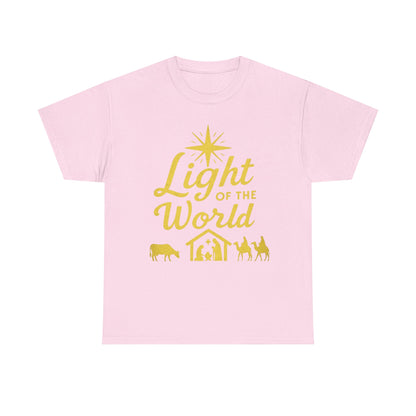 Christmas Nativity Unisex Tee - LIGHT OF THE WORLD