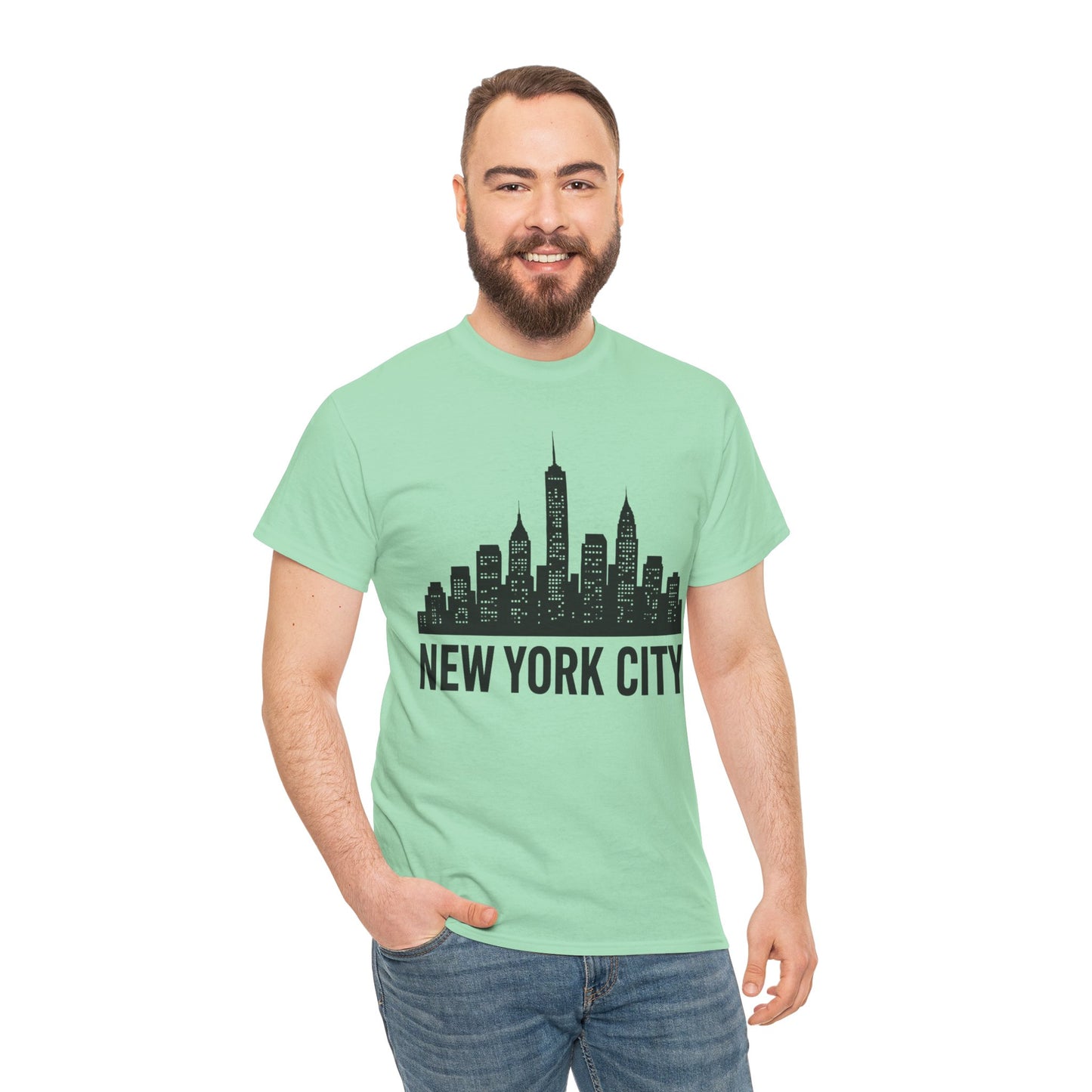 New York City Skyline T-Shirt — NYC Skyline Silhouette Tee