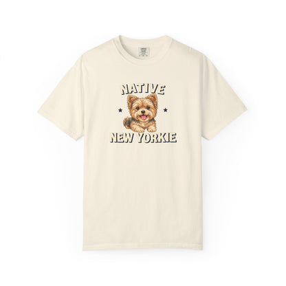 Native New Yorkie T-Shirt — Yorkie Mom/Dad NYC Dog Lover Tee