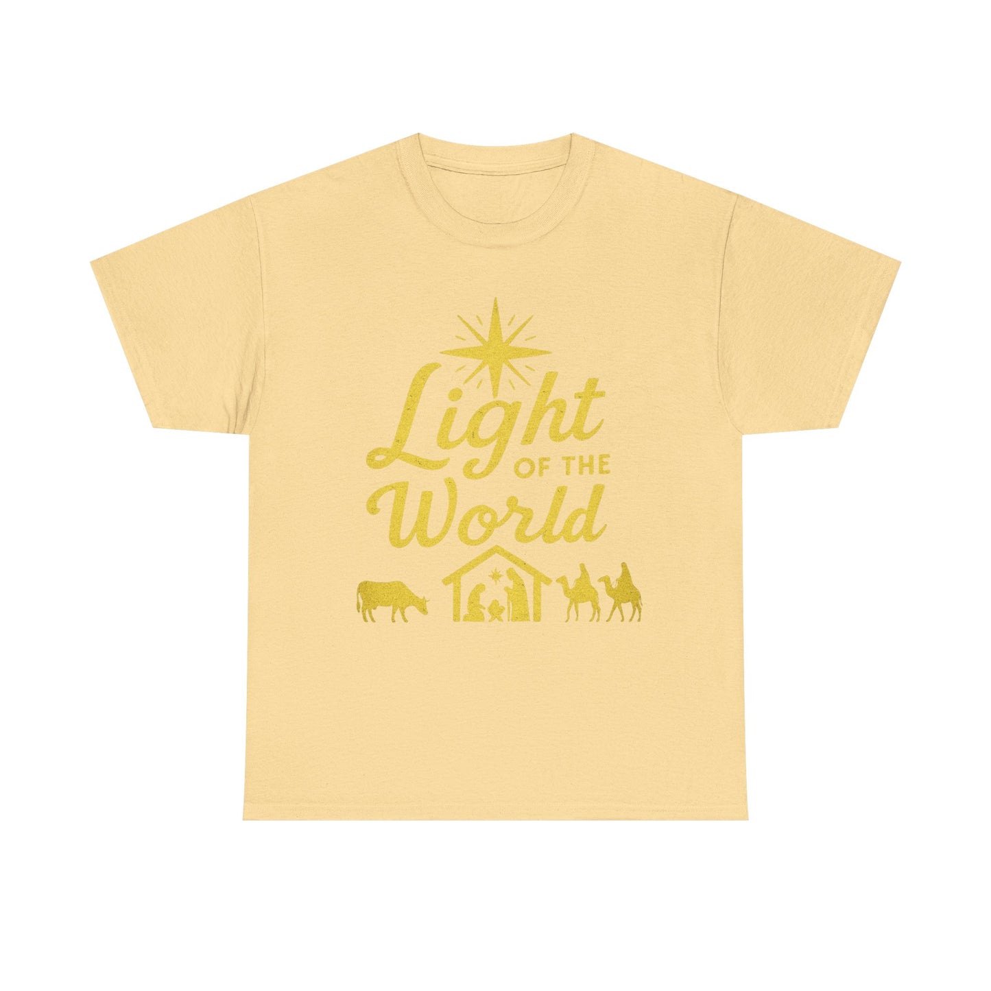 Christmas Nativity Unisex Tee - LIGHT OF THE WORLD