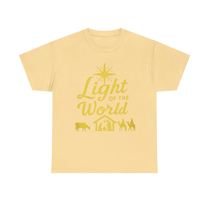Christmas Nativity Unisex Tee - LIGHT OF THE WORLD
