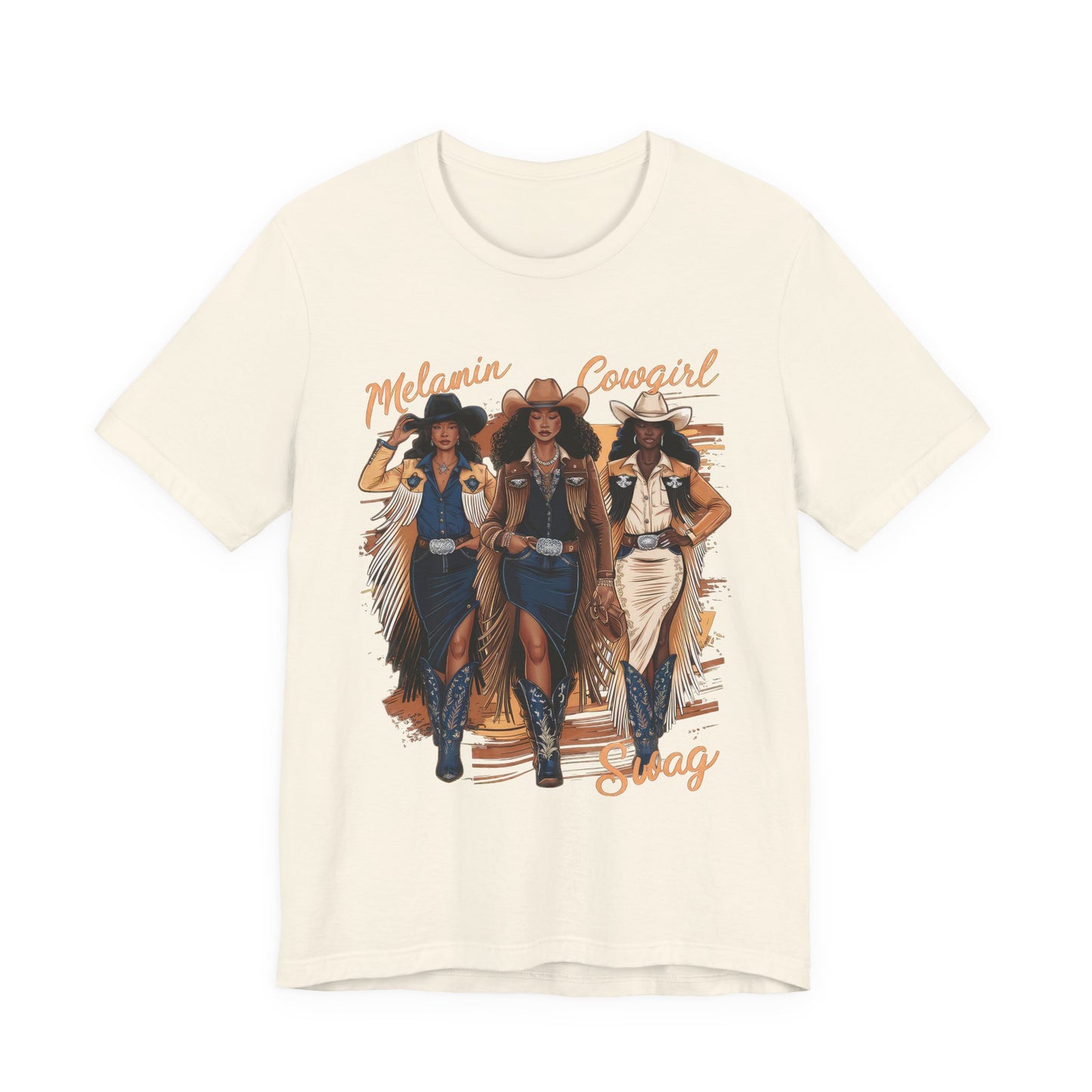 3 Melanated Cowgirls Tee