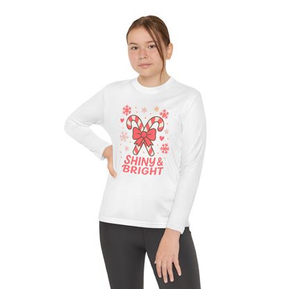 Long Sleeve Tee - Shiny & Bright Snowflake Design
