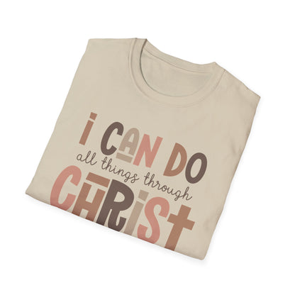 Faithful Unisex Tee with Inspirational Text - Earthtone Colors