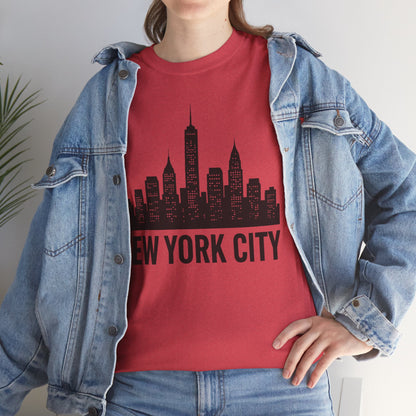 New York City Skyline T-Shirt — NYC Skyline Silhouette Tee