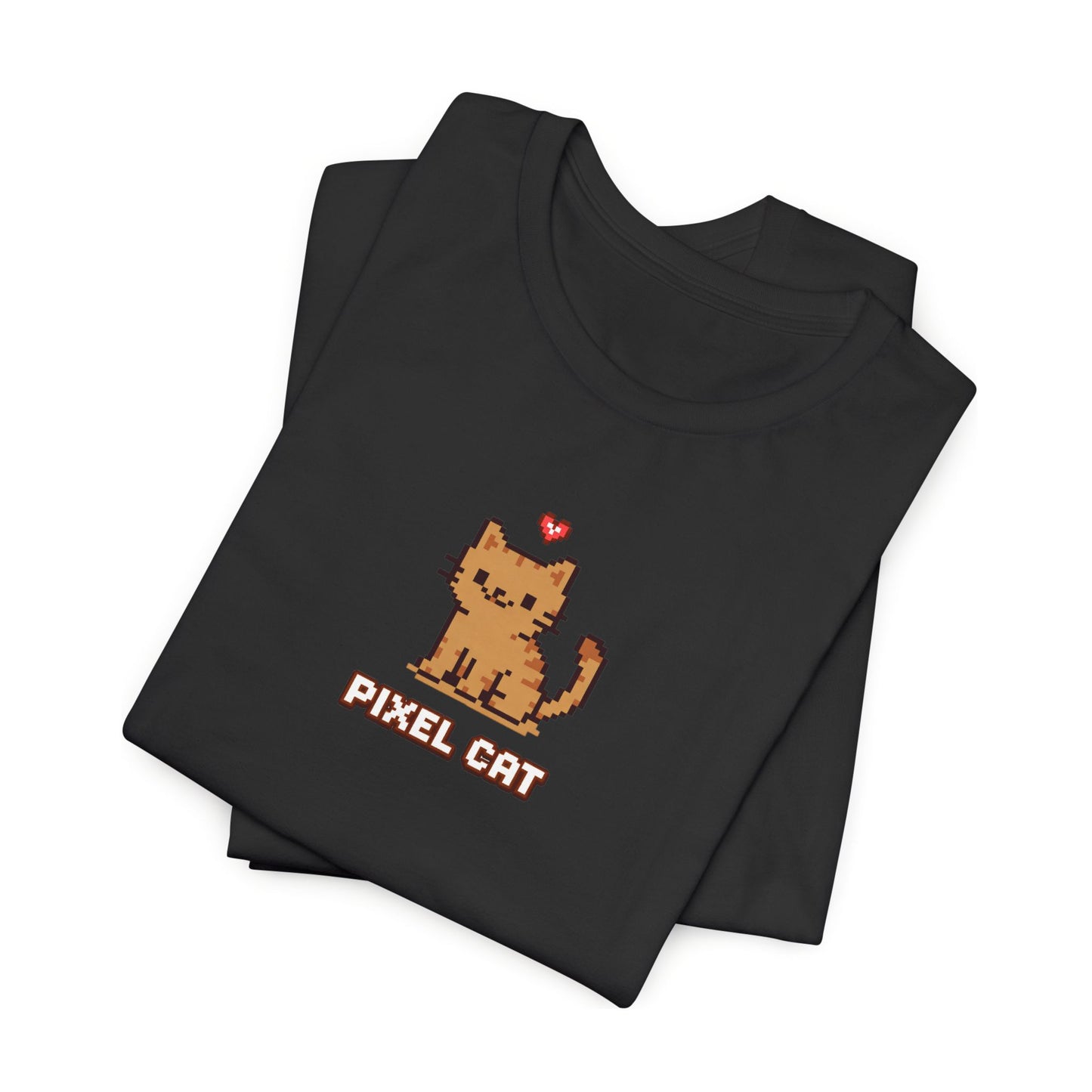 Pixel Cat T‑Shirt — Retro 8‑Bit Kitty Graphic Tee