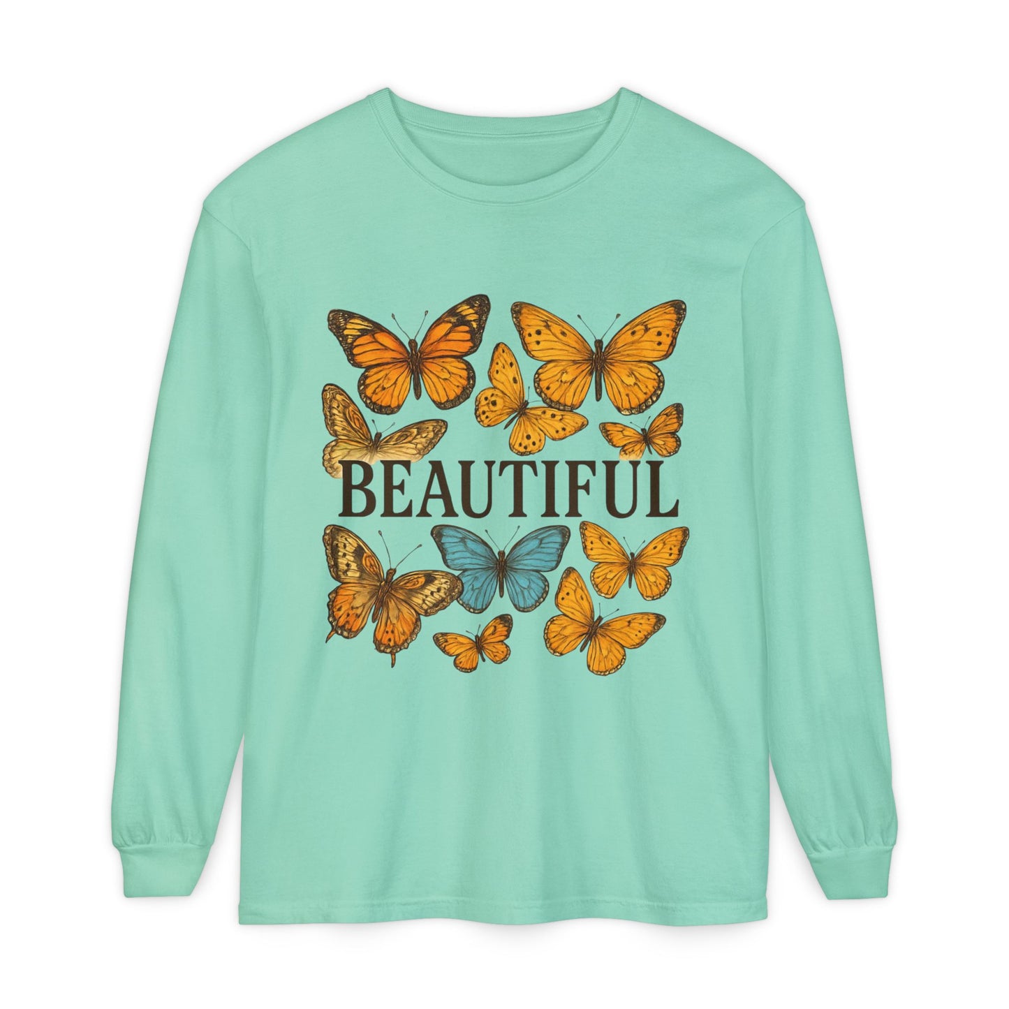 Beautiful Butterfly Long Sleeve T-Shirt, Eco-Friendly Cotton Tee, Casual Wear, Spring Fashion, Gift for Nature Lovers, Comfortable [...]