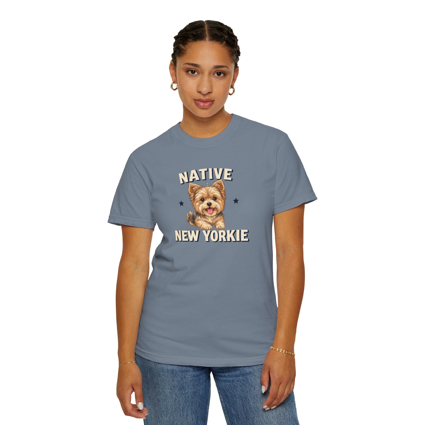 Native New Yorkie T-Shirt — Yorkie Mom/Dad NYC Dog Lover Tee