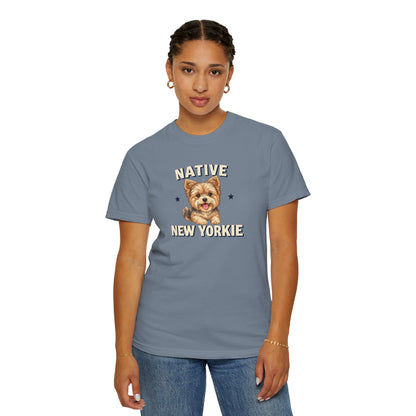 Native New Yorkie T-Shirt — Yorkie Mom/Dad NYC Dog Lover Tee