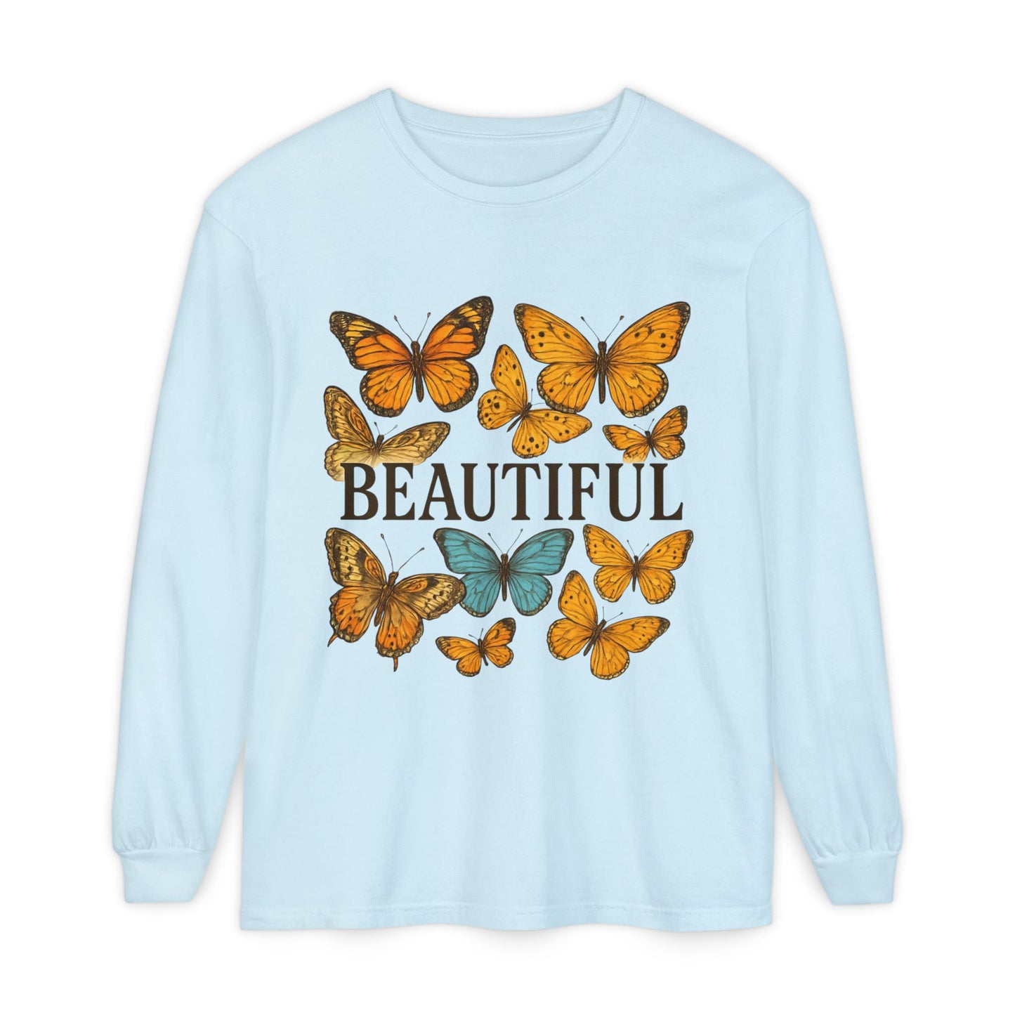 Beautiful Butterfly Long Sleeve T-Shirt, Eco-Friendly Cotton Tee, Casual Wear, Spring Fashion, Gift for Nature Lovers, Comfortable [...]