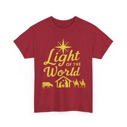 Christmas Nativity Unisex Tee - LIGHT OF THE WORLD