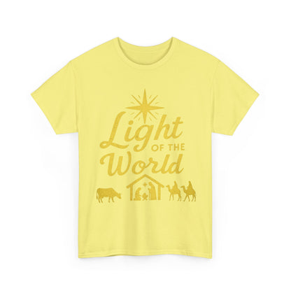 Christmas Nativity Unisex Tee - LIGHT OF THE WORLD