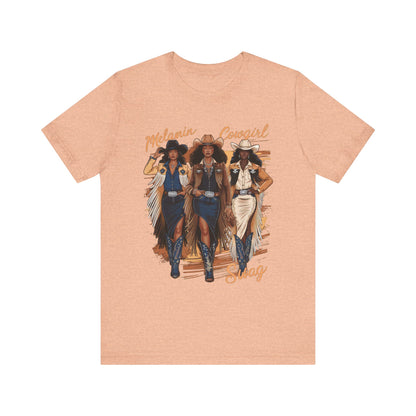 3 Melanated Cowgirls Tee
