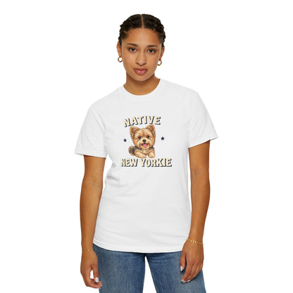 Native New Yorkie T-Shirt — Yorkie Mom/Dad NYC Dog Lover Tee