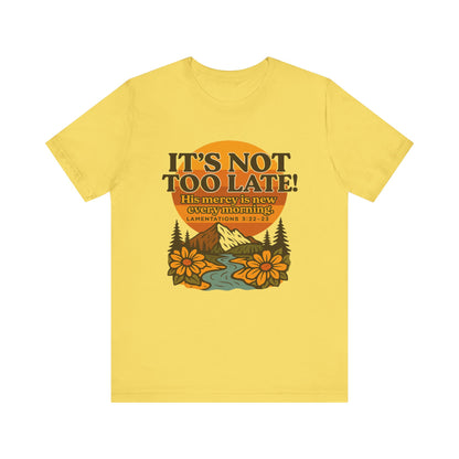 Nature Themed Tee - God's Merciful Reminder