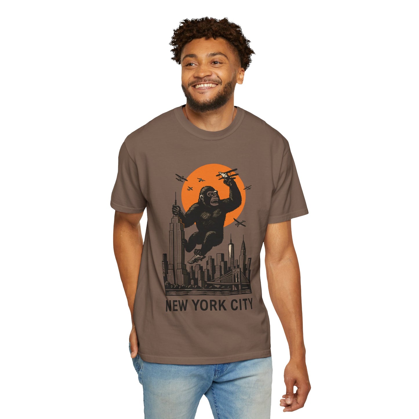 New York King Kong Skyline T-Shirt