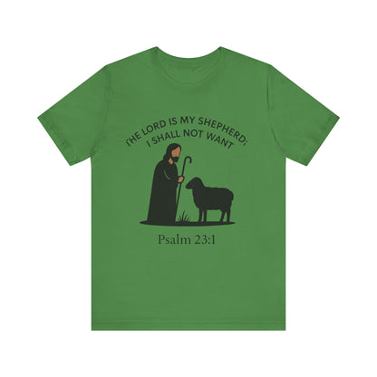 Christian Tee - Jesus Shepard and Black Sheep Design
